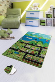 Conceptum Alfombra Happy City Multicolor 140 x 190 cm